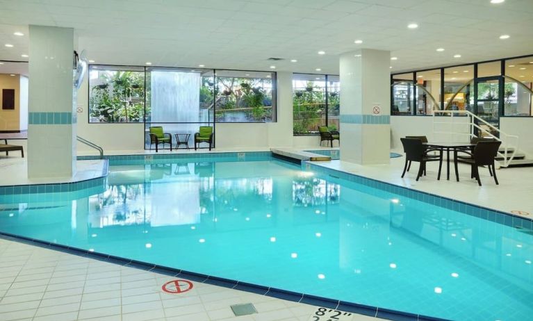 Relaxing indoor pool at Sheraton Hotel Newfoundland.