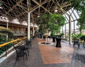 Beautiful lounge area at Sheraton Hotel Newfoundland.