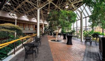 Beautiful lounge area at Sheraton Hotel Newfoundland.