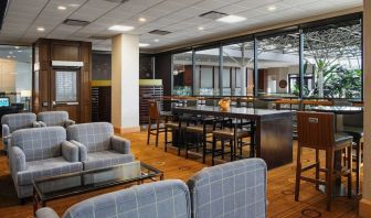 Comfortable lounge area perfect for co-working at Sheraton Hotel Newfoundland.