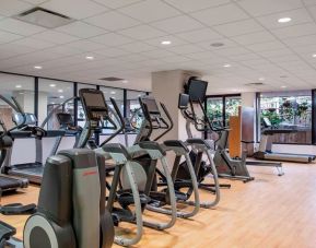 Well equipped fitness center at Sheraton Hotel Newfoundland.