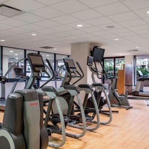 Well equipped fitness center at Sheraton Hotel Newfoundland.