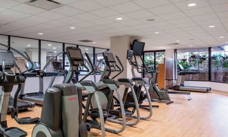 Well equipped fitness center at Sheraton Hotel Newfoundland.