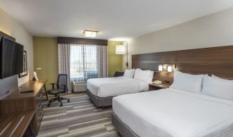 Day use twin room at Holiday Inn Express & Suites Medicine Hat.