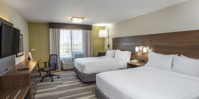 Day use twin room at Holiday Inn Express & Suites Medicine Hat.