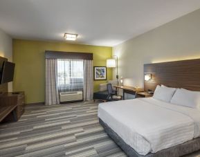 Bright and spacious day use room with TV, work desk and private bathroom at Holiday Inn Express & Suites Medicine Hat.