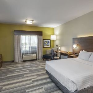 Bright and spacious day use room with TV, work desk and private bathroom at Holiday Inn Express & Suites Medicine Hat.