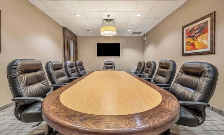 Professional meeting room at Holiday Inn Lethbridge. 