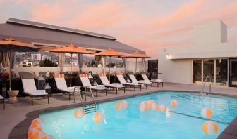 Refreshing outdoor pool at Le Parc At Melrose.