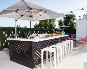 Poolside bar at Le Parc At Melrose.