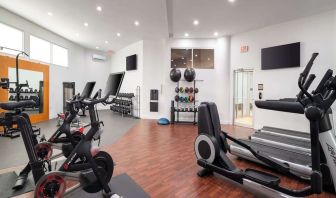 Fitness center available at Embassy Suites By Hilton, Crystal City National Airport.