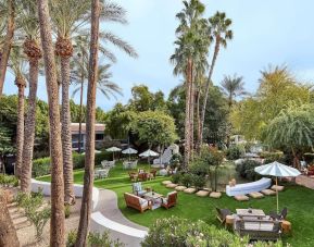 Outdoor entertainment area at The Scott Resort & Spa.