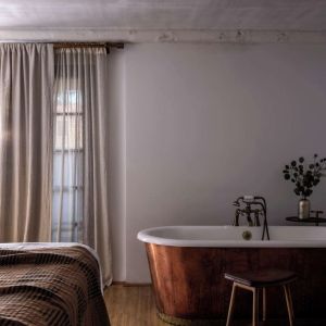 Bathtub inside day use room at The Scott Resort & Spa.