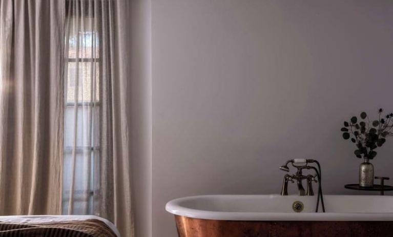 Bathtub inside day use room at The Scott Resort & Spa.