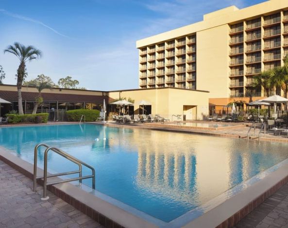 Refreshing outdoor pool at Holiday Inn Orlando SW - Celebration Area.