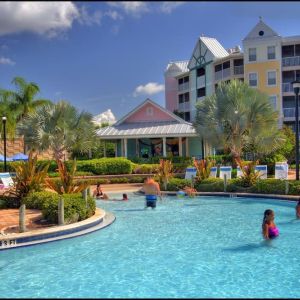 One of the 3 outdoor pools at Holiday Inn Express & Suites S Lake Buena Vista.