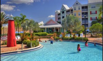 One of the 3 outdoor pools at Holiday Inn Express & Suites S Lake Buena Vista.