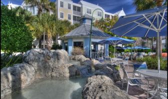 Hotel bar at Holiday Inn Express & Suites S Lake Buena Vista.