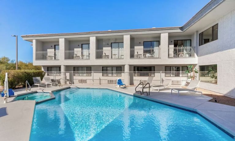 Refreshing outdoor pool at Spark By Hilton Fountain Hills Scottsdale.