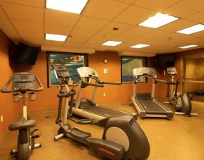 Well equipped fitness center at Kanata Kelowna And Conference Centre.