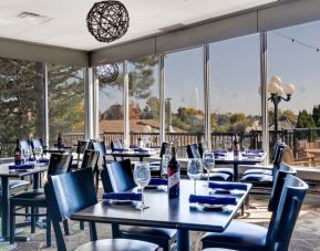 Hotel restaurant at Holiday Inn Peterborough-Waterfront.