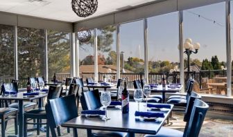 Hotel restaurant at Holiday Inn Peterborough-Waterfront.