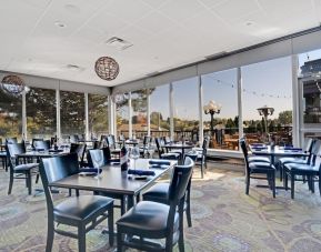 Dining area at Holiday Inn Peterborough-Waterfront.