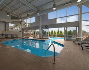 Indoor pool at Holiday Inn Peterborough-Waterfront.