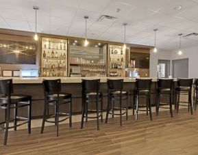 Hotel bar at Holiday Inn Peterborough-Waterfront.