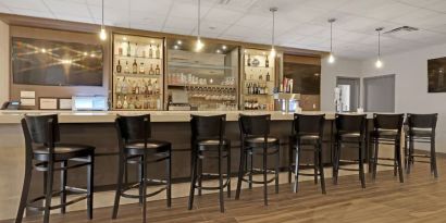 Hotel bar at Holiday Inn Peterborough-Waterfront.