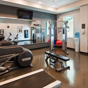 Fully equipped fitness center at Best Western Plus Winnipeg Airport.