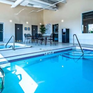 Relaxing indoor pool at Best Western Plus Winnipeg Airport.