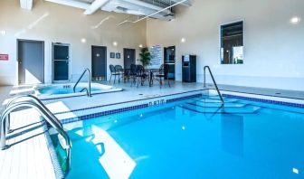 Relaxing indoor pool at Best Western Plus Winnipeg Airport.