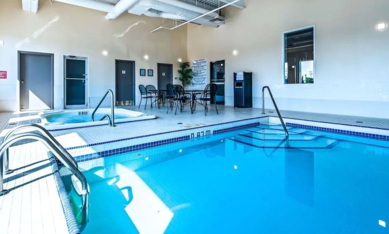 Relaxing indoor pool at Best Western Plus Winnipeg Airport.