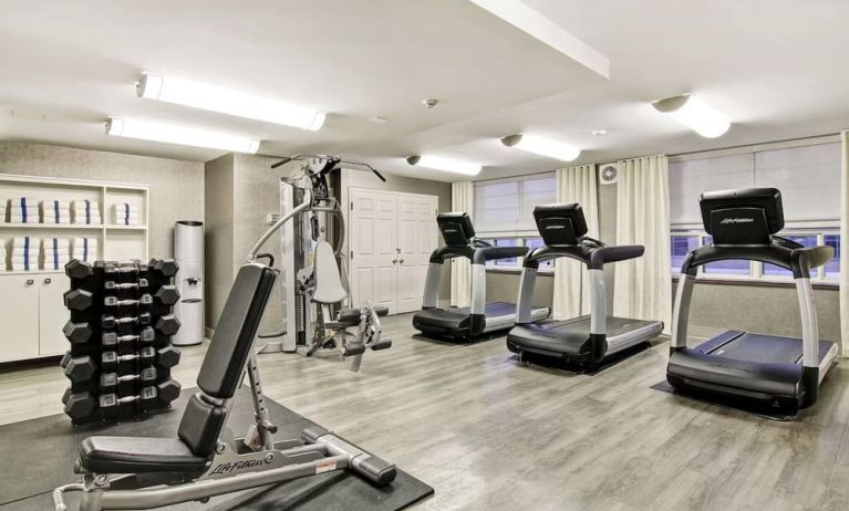 Fully equipped fitness center at The Park Hotel London.