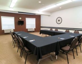 Professional meeting room at Quality Inn Hotel Medicine Hat.
