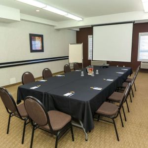 Professional meeting room at Quality Inn Hotel Medicine Hat.