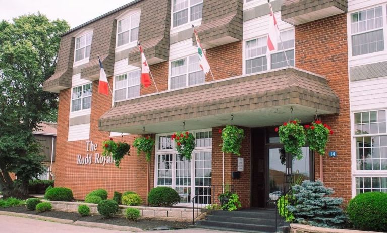 Hotel entrance at Rodd Royalty.