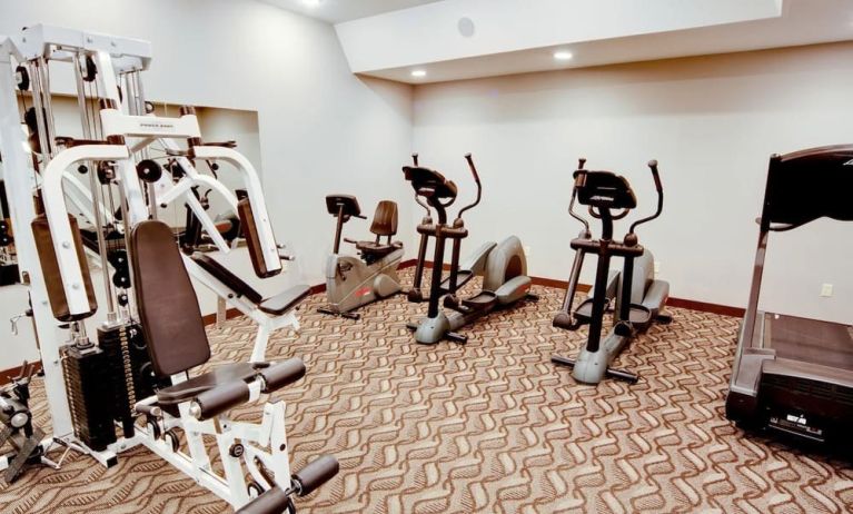 Well equipped fitness center at Rodd Royalty.