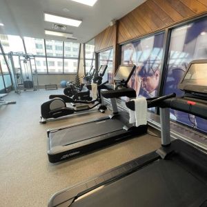 Well equipped fitness center at Atlantica Hotel Halifax.