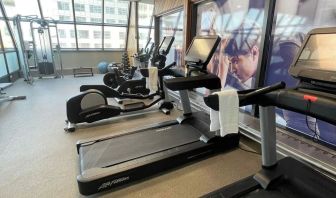 Well equipped fitness center at Atlantica Hotel Halifax.