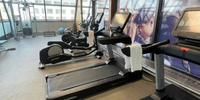 Well equipped fitness center at Atlantica Hotel Halifax.