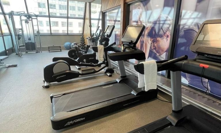 Well equipped fitness center at Atlantica Hotel Halifax.