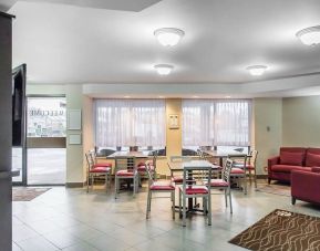 Lobby lounge at Comfort Inn Pembroke.