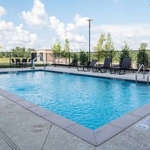 Refreshing outdoor pool at Holiday Inn Express & Suites Ruston.