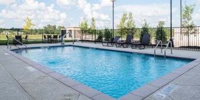 Refreshing outdoor pool at Holiday Inn Express & Suites Ruston.