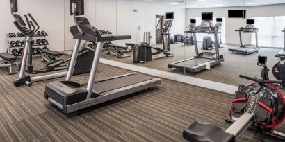 Fitness center available at Holiday Inn Express & Suites Ruston.