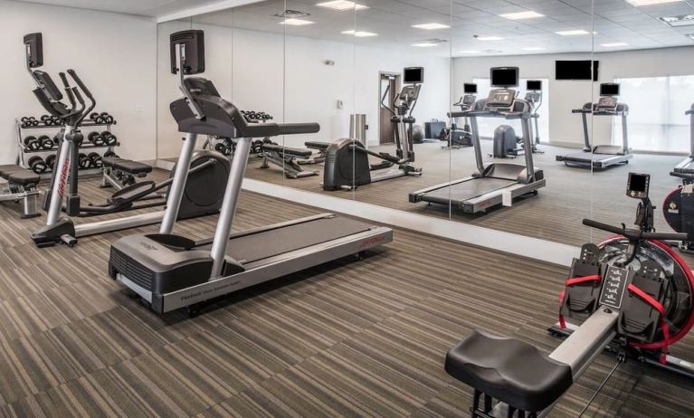 Fitness center available at Holiday Inn Express & Suites Ruston.