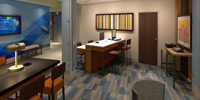 Business center available at Holiday Inn Express & Suites Ruston.