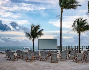 Outdoor cinema at Islander Resort Oceanside.